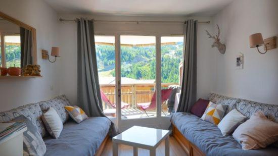 2 Pieces Avec Terrasse Et Vue Sur Les Pistes Apartment Isola 2000 Luaran gambar